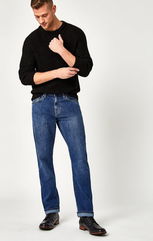 MYLES STRAIGHT LEG IN DARK CLEAN COMFORT - Mavi Jeans