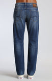 MYLES STRAIGHT LEG IN DARK BRUSHED GEORGETOWN - Mavi Jeans