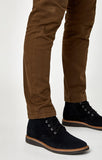 JOHNNY SLIM CHINO IN BROWN TWILL - Mavi Jeans