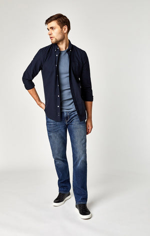 MATT RELAXED STRAIGHT LEG IN MID INDIGO COOPER - Mavi Jeans