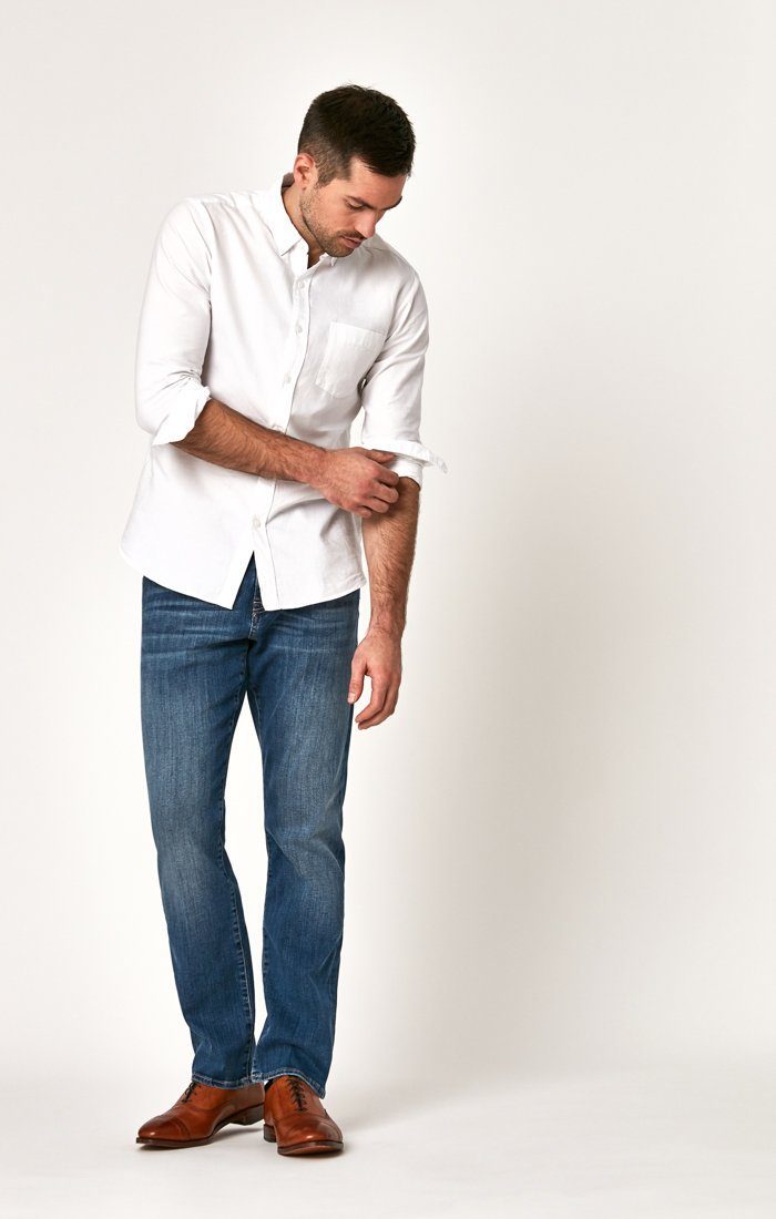 MATT RELAXED STRAIGHT LEG IN MID FOGGY WILLIAMSBURG - Mavi Jeans