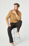 MATT RELAXED STRAIGHT LEG IN BROWN FEATHER TWEED - Mavi Jeans