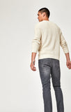 MARCUS SLIM STRAIGHT LEG IN LIGHT GREY WHITE EDGE - Mavi Jeans