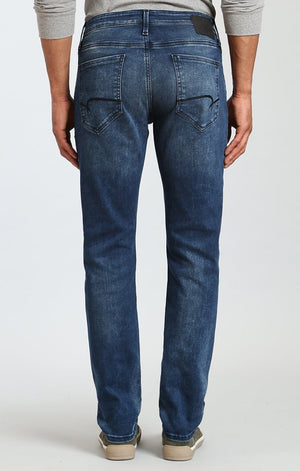 MARCUS SLIM STRAIGHT LEG IN FOREST BLUE WILLIAMSBURG - Mavi Jeans