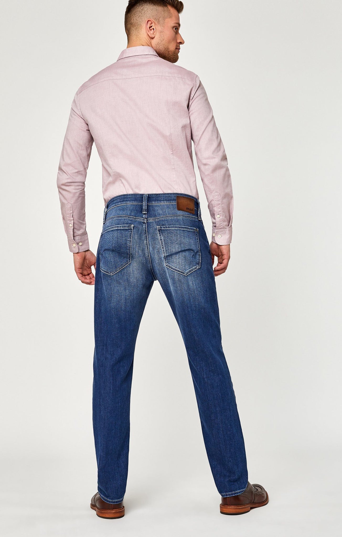 MARCUS SLIM STRAIGHT LEG IN MID BRUSHED SUMMER - Mavi Jeans