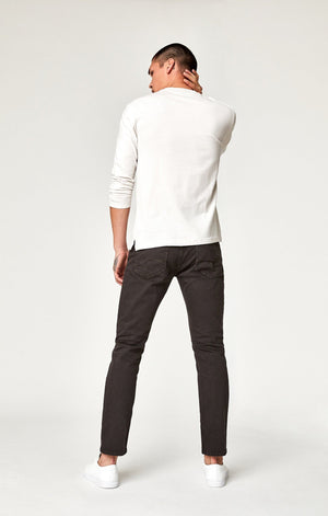 MARCUS SLIM STRAIGHT LEG IN DARK BROWN WASHED COMFORT - Mavi Jeans