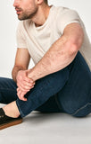 MARCUS SLIM STRAIGHT LEG IN DEEP BLUE CASHMERE - Mavi Jeans
