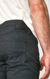 MARCUS SLIM STRAIGHT LEG IN SMOKE FEATHER TWEED - Mavi Jeans