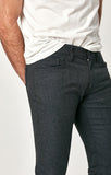 MARCUS SLIM STRAIGHT LEG IN SMOKE FEATHER TWEED - Mavi Jeans