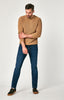 MARCUS SLIM STRAIGHT LEG IN DARK BLUE SUPERMOVE - Mavi Jeans