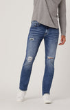 MARCUS SLIM STRAIGHT LEG IN MID RIPPED AUTHENTIC VINTAGE - Mavi Jeans