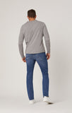 MARCUS SLIM STRAIGHT LEG IN MID RIPPED AUTHENTIC VINTAGE - Mavi Jeans