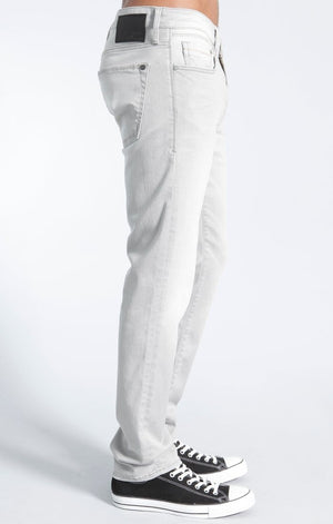 JAKE SLIM STRAIGHT LEG IN ICE GREY COOL WHITE EDGE - Mavi Jeans