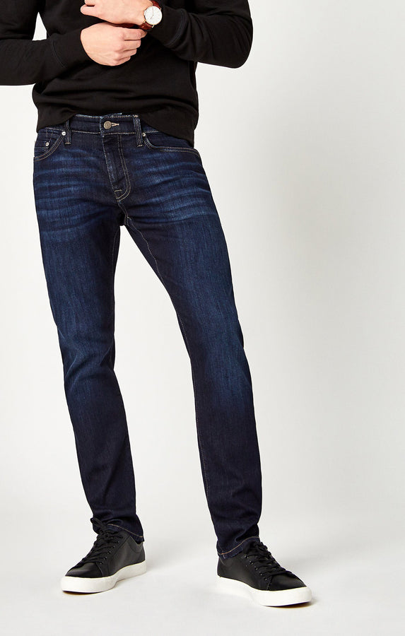 JAKE SLIM LEG IN RINSE BRUSHED WILLIAMSBURG - Mavi Jeans