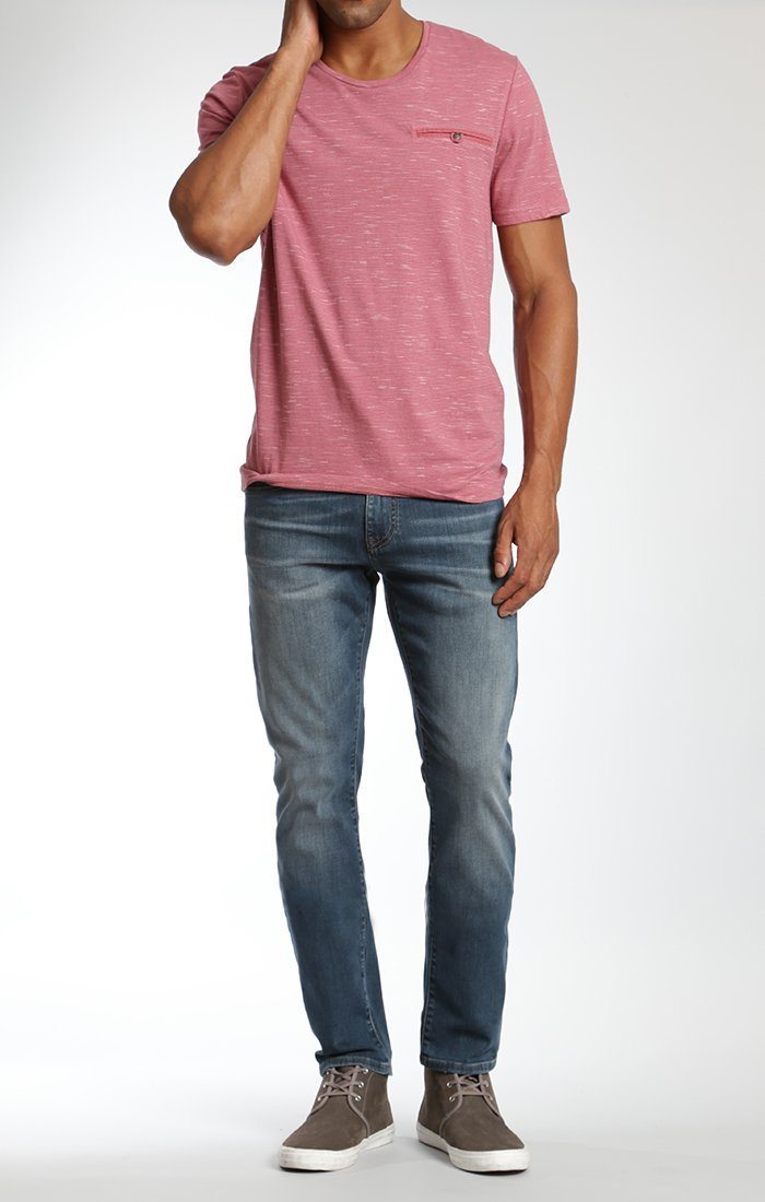 JAKE SLIM LEG IN FOGGY WILLIAMSBURG - Mavi Jeans