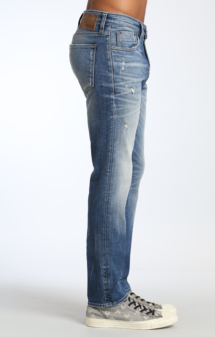 JAKE SLIM LEG IN MID RIPPED AUTHENTIC VINTAGE - Mavi Jeans