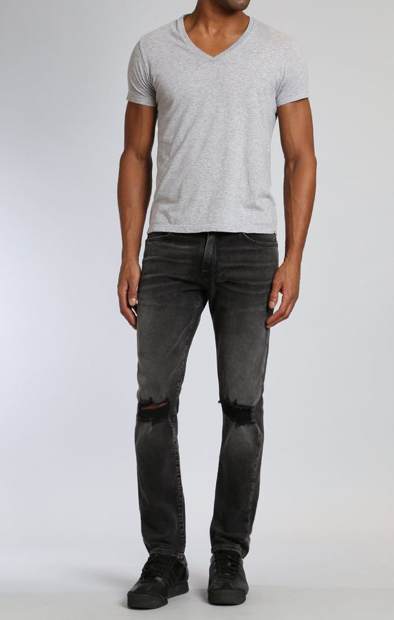 JAKE SLIM LEG IN MID GREY BROOKLYN - Mavi Jeans