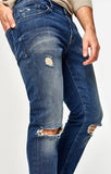 JAKE SLIM LEG IN USED RIPPED AUTHENTIC VINTAGE - Mavi Jeans