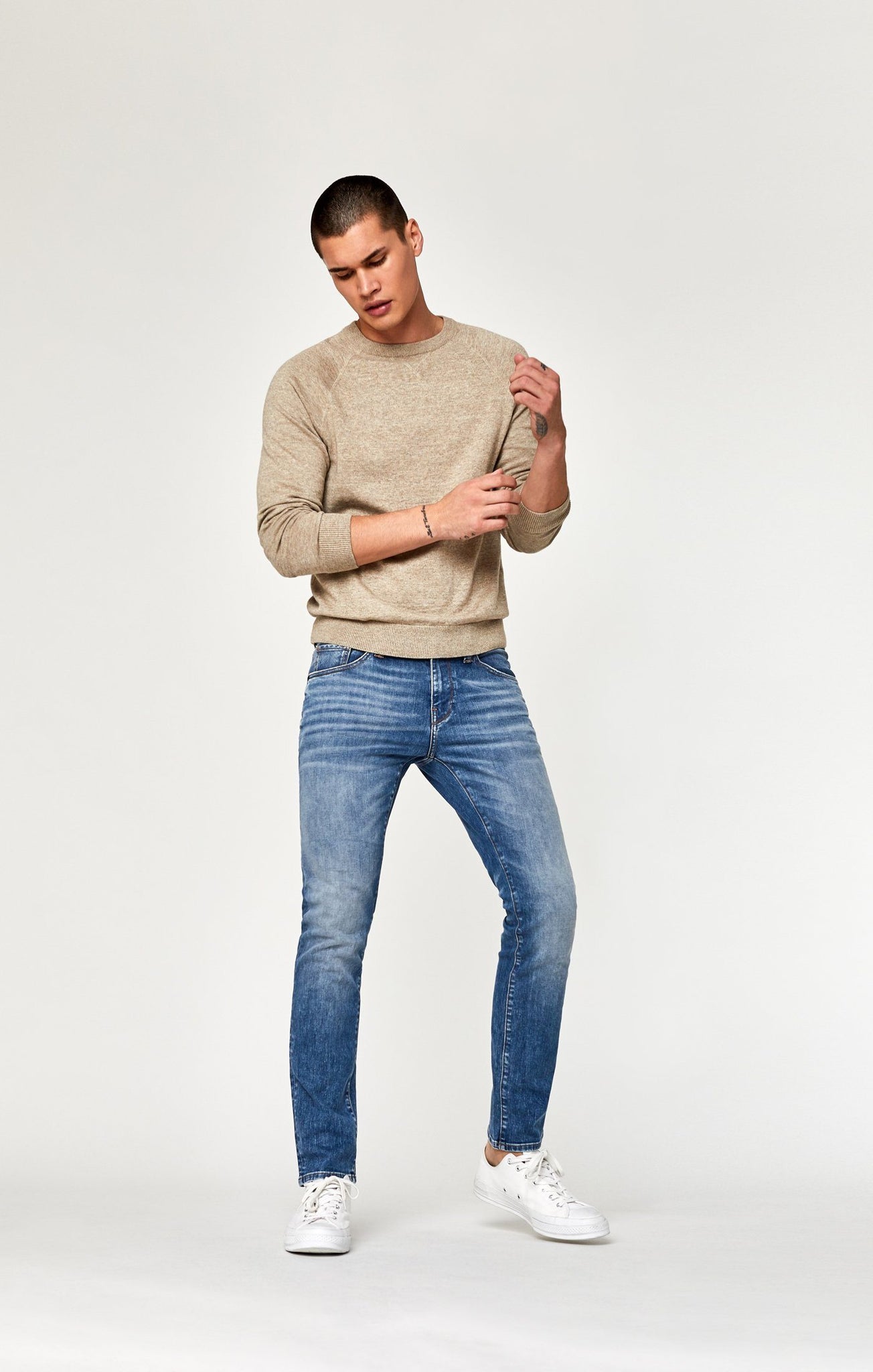 JAKE SLIM LEG IN MID BLUE BROOKLYN - Mavi Jeans