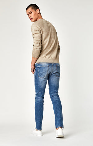 JAKE SLIM LEG IN MID BLUE BROOKLYN - Mavi Jeans