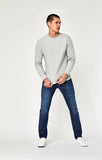 JAKE SLIM LEG IN DARK BRUSHED CASHMERE - Mavi Jeans