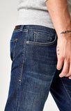 JAKE SLIM LEG IN DARK BRUSHED CASHMERE - Mavi Jeans