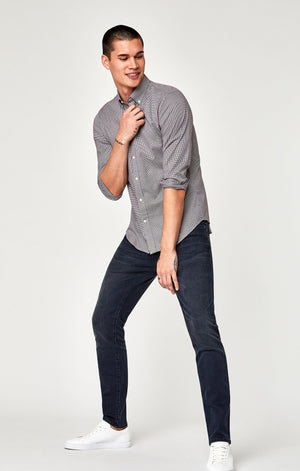 JAKE SLIM LEG IN SHADED BLUE WHITE EDGE - Mavi Jeans