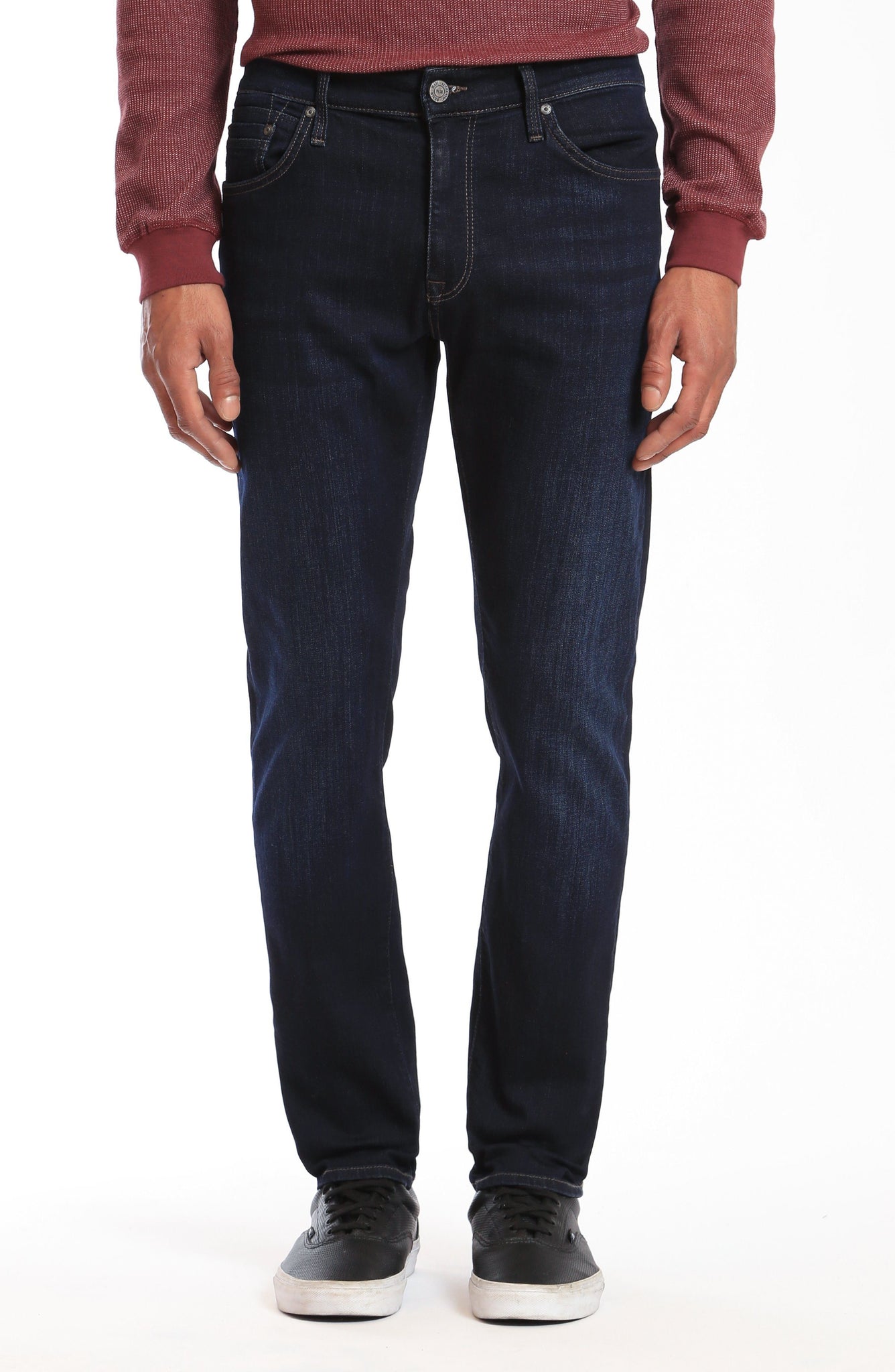 JAKE SLIM LEG IN RINSE BRUSHED MICHIGAN - Mavi Jeans