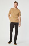JAKE SLIM LEG IN BLACK COFFEE SATEEN - Mavi Jeans