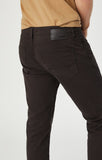 JAKE SLIM LEG IN BLACK COFFEE SATEEN - Mavi Jeans