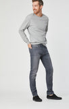 JAKE SLIM LEG IN GREY WHITE EDGE - Mavi Jeans