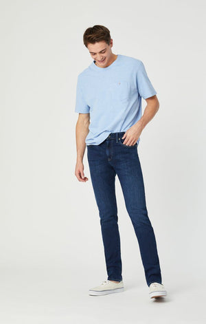 JAMES SKINNY IN DARK BLUE SUPERMOVE - Mavi Jeans