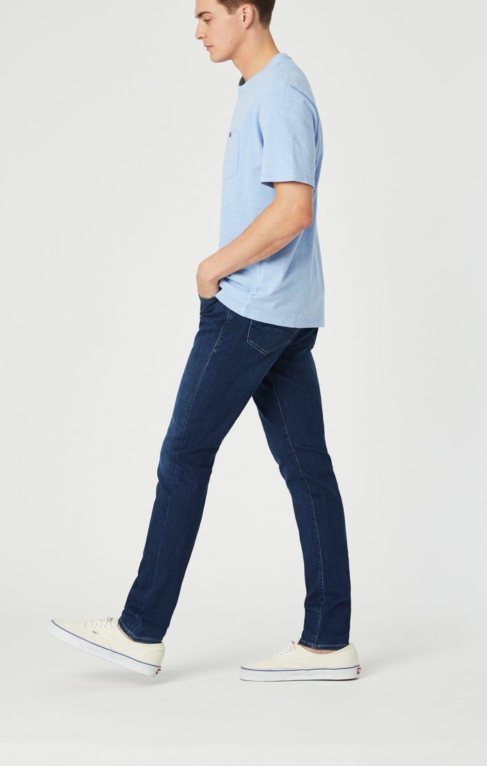 JAMES SKINNY IN DARK BLUE SUPERMOVE - Mavi Jeans