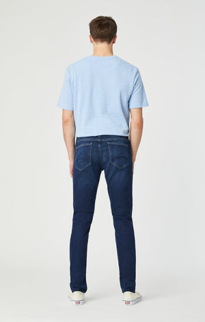 JAMES SKINNY IN DARK BLUE SUPERMOVE - Mavi Jeans