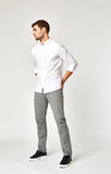 ZACH STRAIGHT LEG IN GREY TWILL - Mavi Jeans