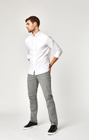 ZACH STRAIGHT LEG IN GREY TWILL - Mavi Jeans