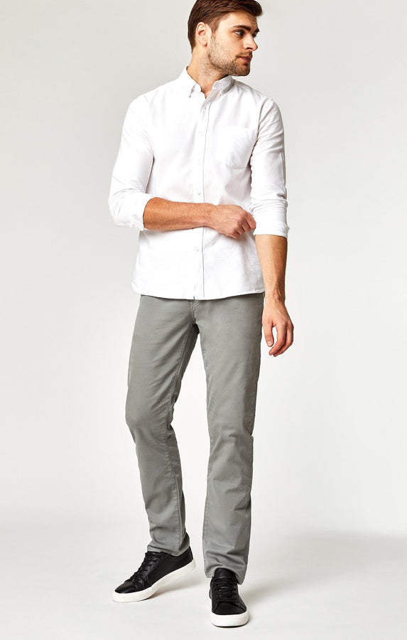 ZACH STRAIGHT LEG IN GREY TWILL - Mavi Jeans