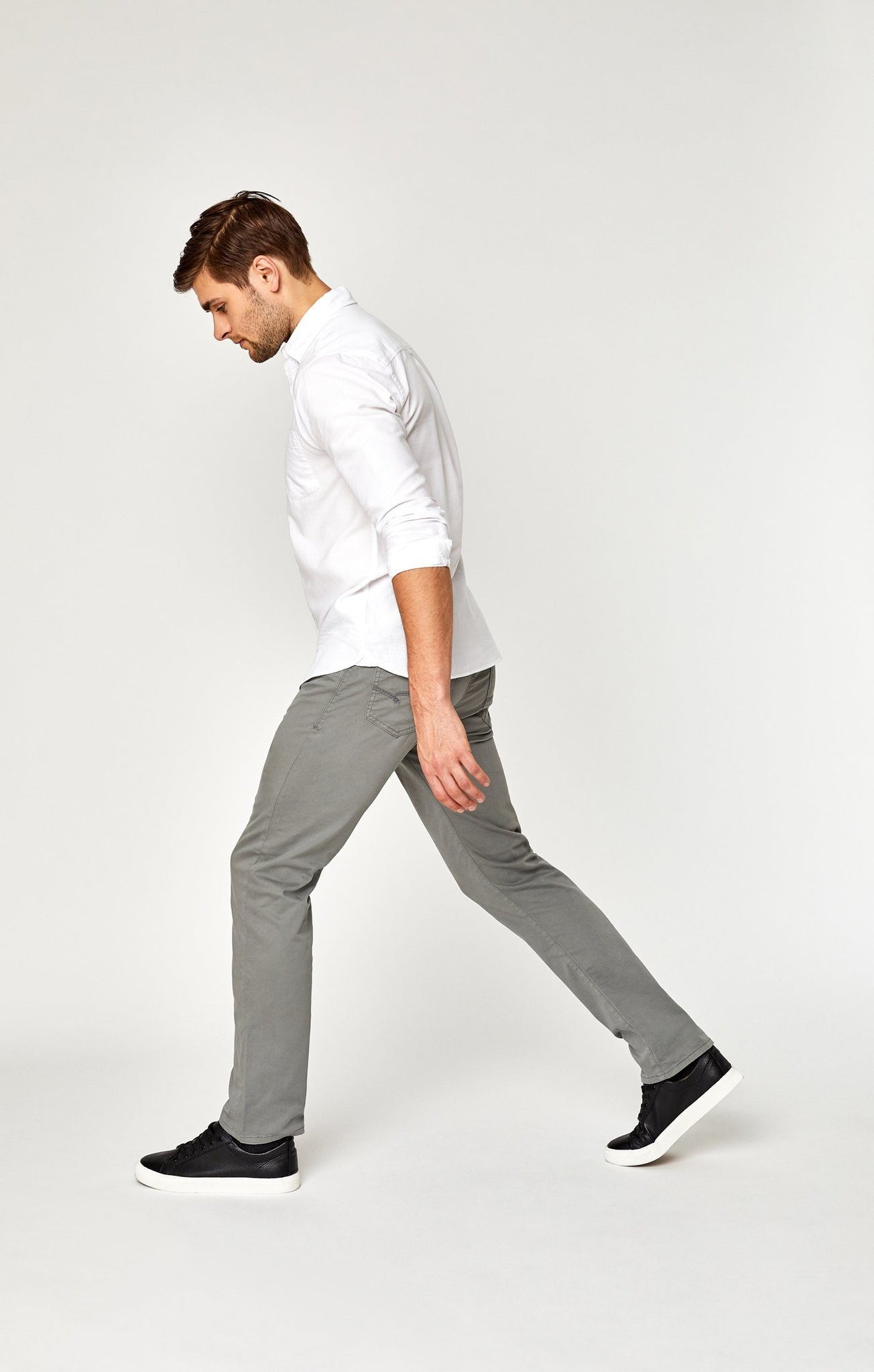 ZACH STRAIGHT LEG IN GREY TWILL - Mavi Jeans