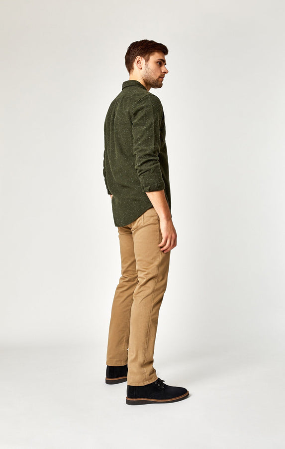 ZACH STRAIGHT LEG IN BRITISH KHAKI TWILL - Mavi Jeans