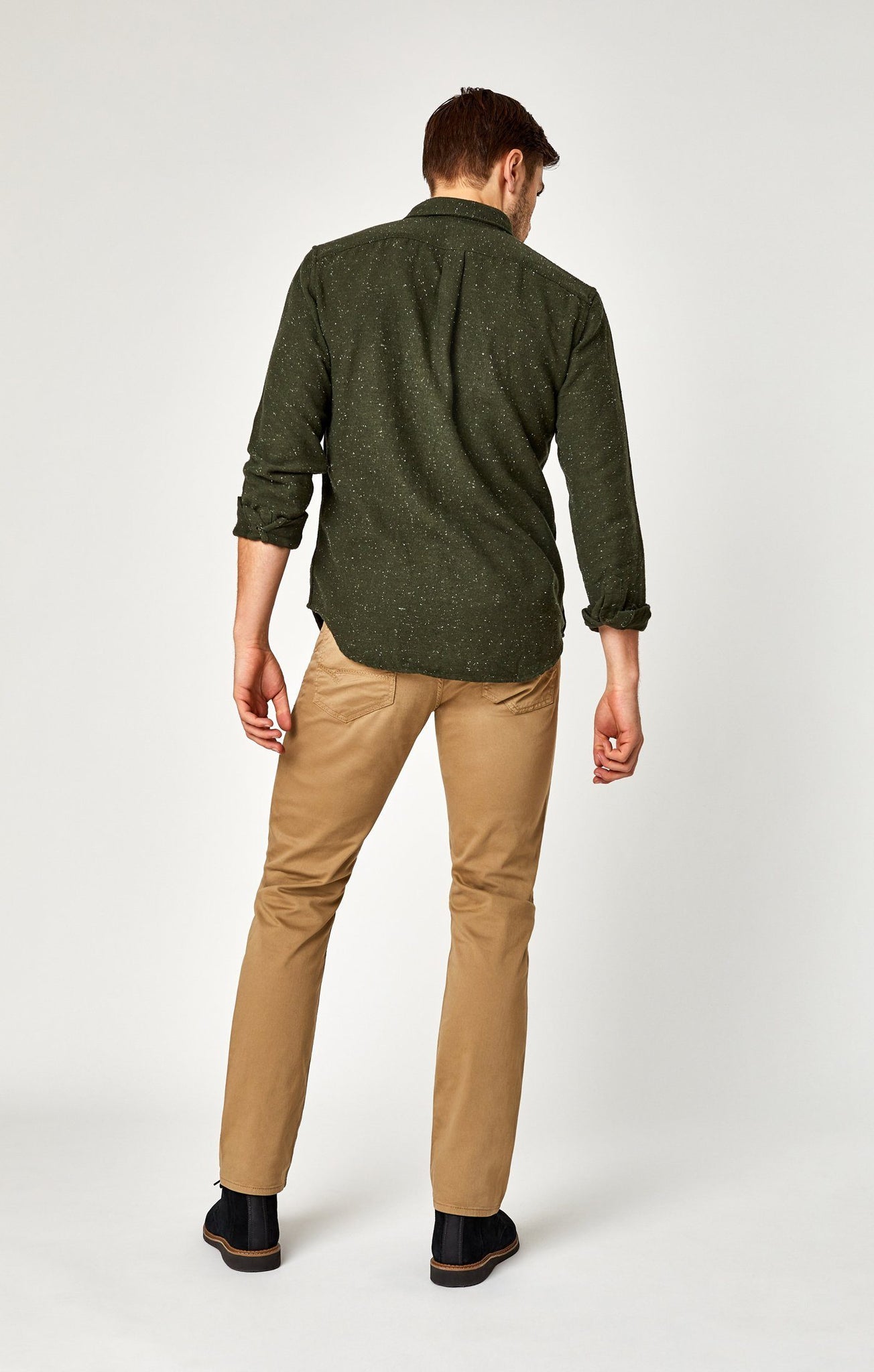 ZACH STRAIGHT LEG IN BRITISH KHAKI TWILL - Mavi Jeans