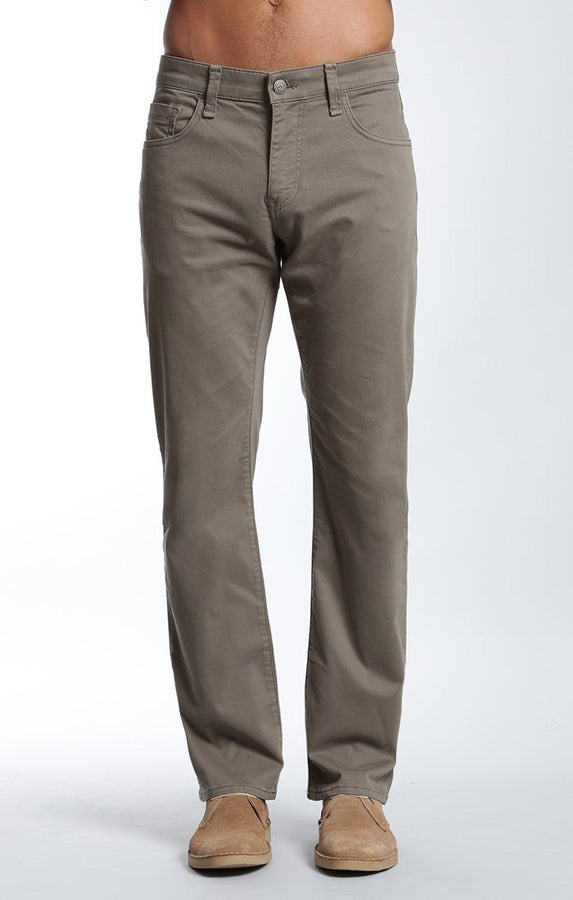 MYLES STRAIGHT LEG IN DUSTY OLIVE TWILL - Mavi Jeans