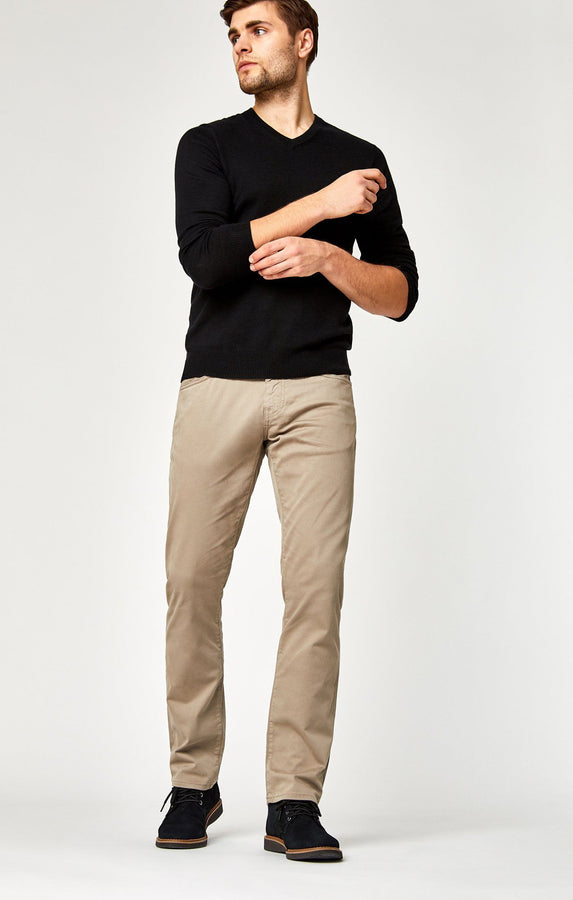 ZACH STRAIGHT LEG IN BEIGE TWILL - Mavi Jeans