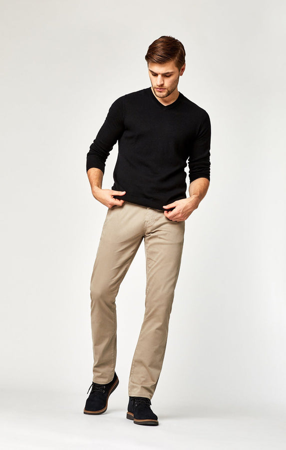 ZACH STRAIGHT LEG IN BEIGE TWILL - Mavi Jeans