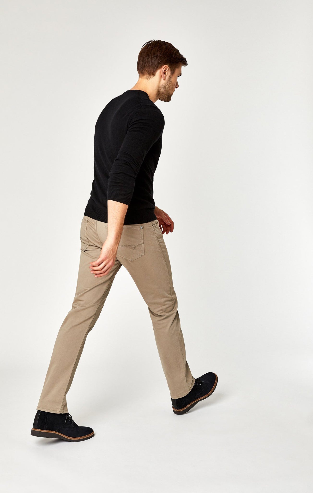 ZACH STRAIGHT LEG IN BEIGE TWILL - Mavi Jeans