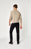 ZACH STRAIGHT LEG IN BLACK BRUSHED WILLIAMSBURG - Mavi Jeans