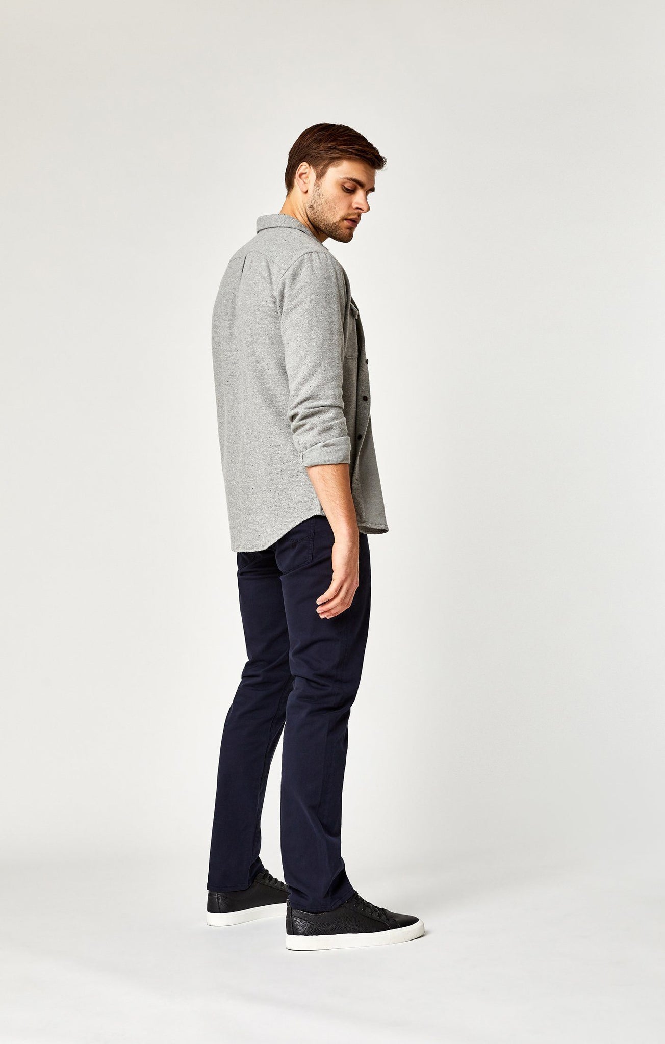 ZACH STRAIGHT LEG IN DARK NAVY TWILL - Mavi Jeans