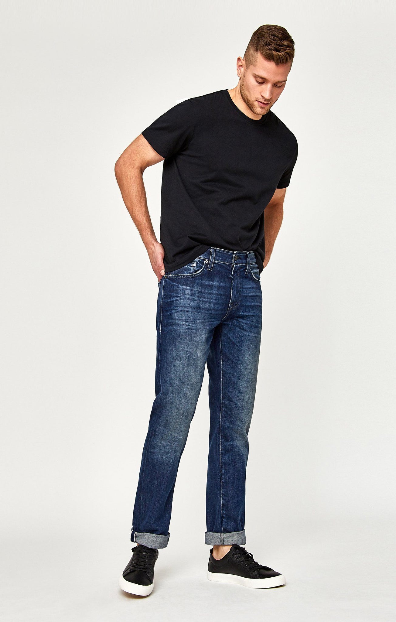 ZACH STRAIGHT LEG IN LT SHADED AUTHENTIC VINTAGE - Mavi Jeans