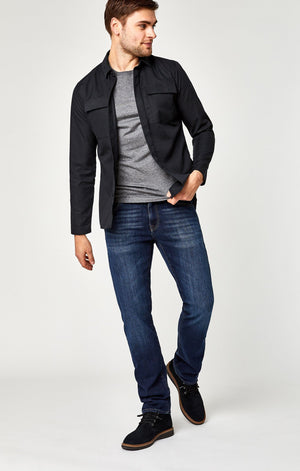 ZACH STRAIGHT LEG IN DARK BLUE WILLAMSBURG - Mavi Jeans