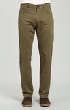 ZACH STRAIGHT LEG IN GREEN OLIVE TWILL - Mavi Jeans