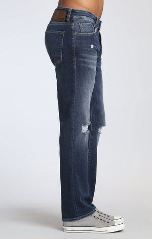 JAKE SLIM LEG IN DEEP RIP & USED AUTHENTIC VINTAGE - Mavi Jeans